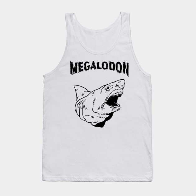 Megalodon Tank Top by Ray Crimson